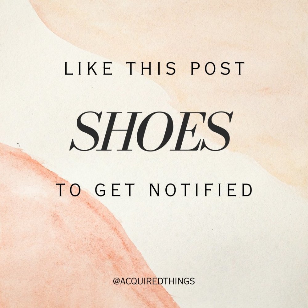 SHOES NOTIFICATION!